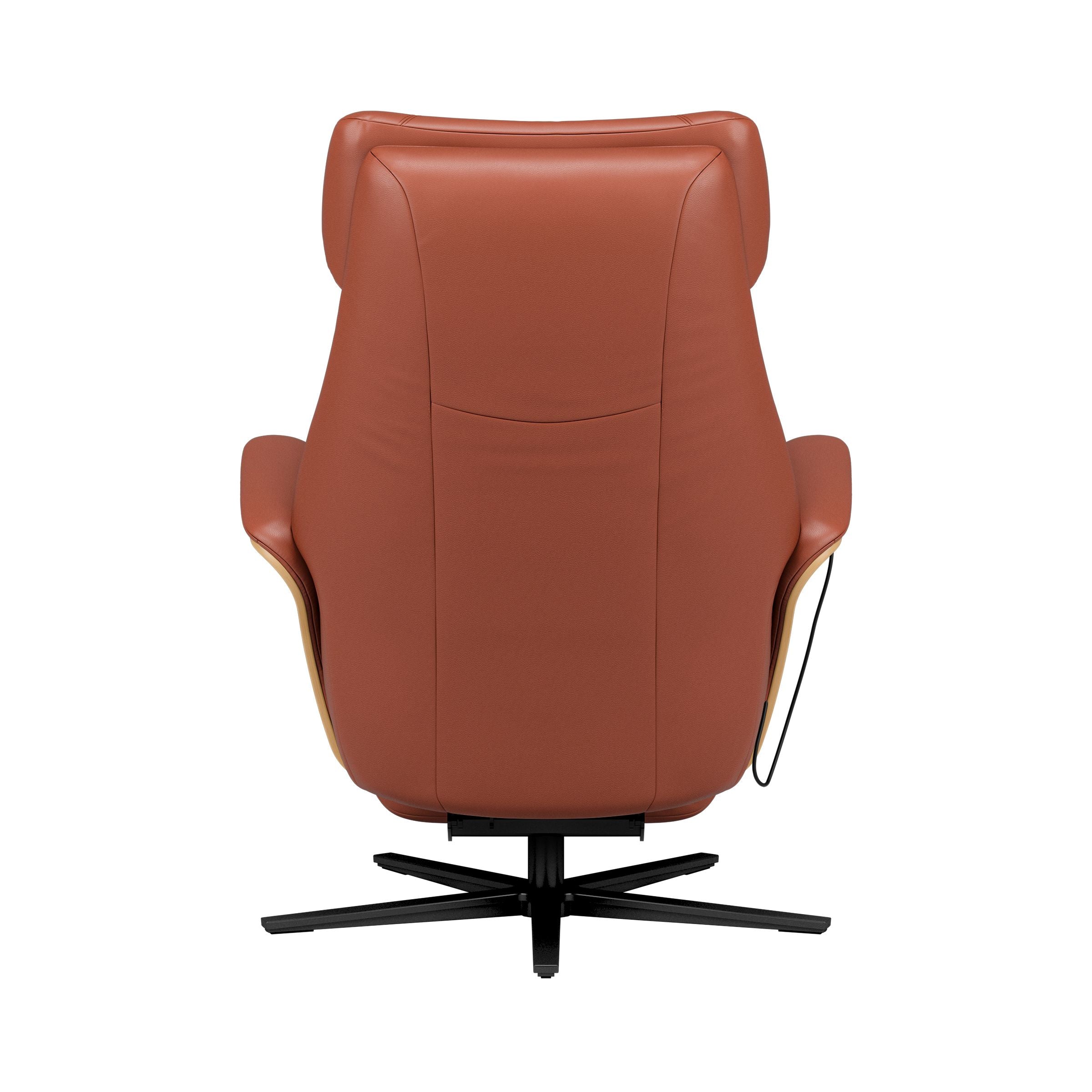Stressless Adam Disc Base Recliner — Paloma Dark Henna