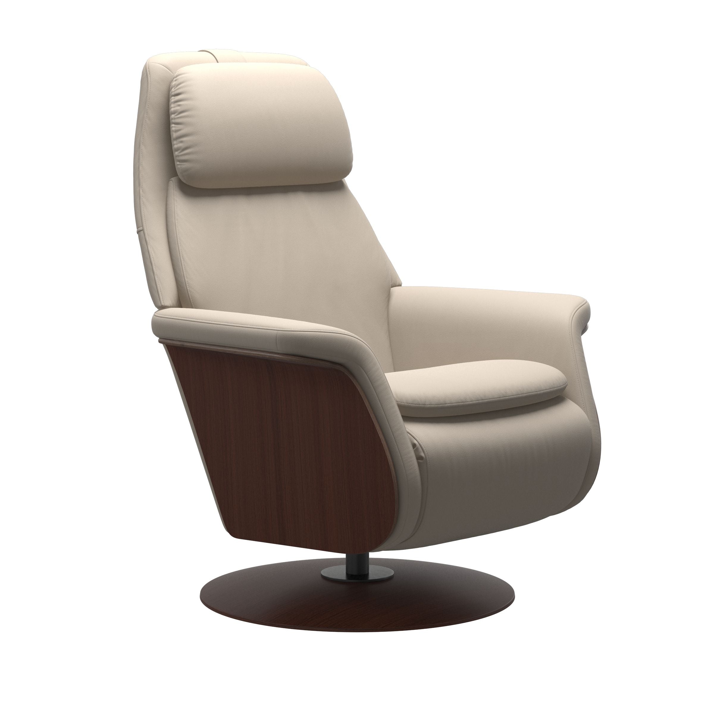 Stressless Sam Disc Base Recliner — Paloma Fog