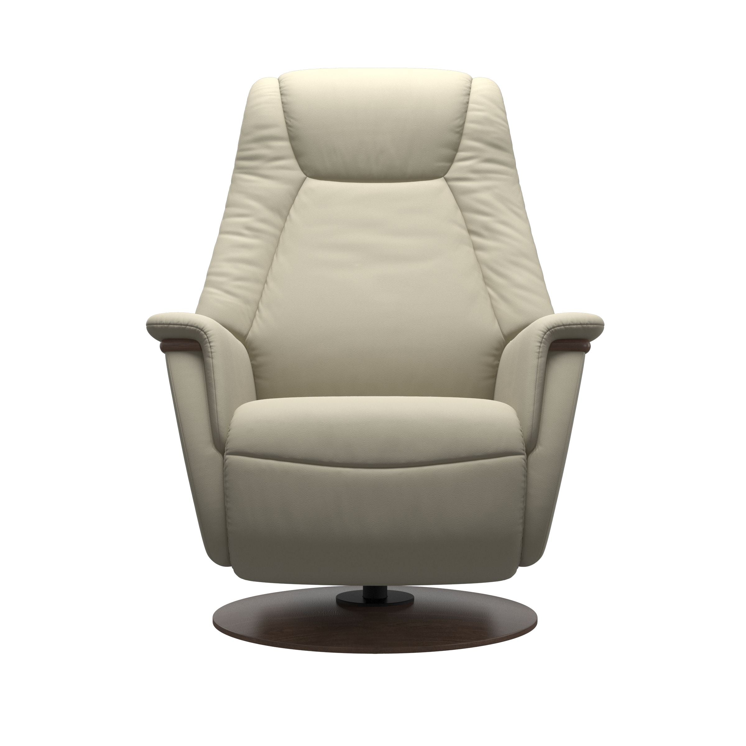 Stressless Max Moon Base Recliner — Paloma Light Grey