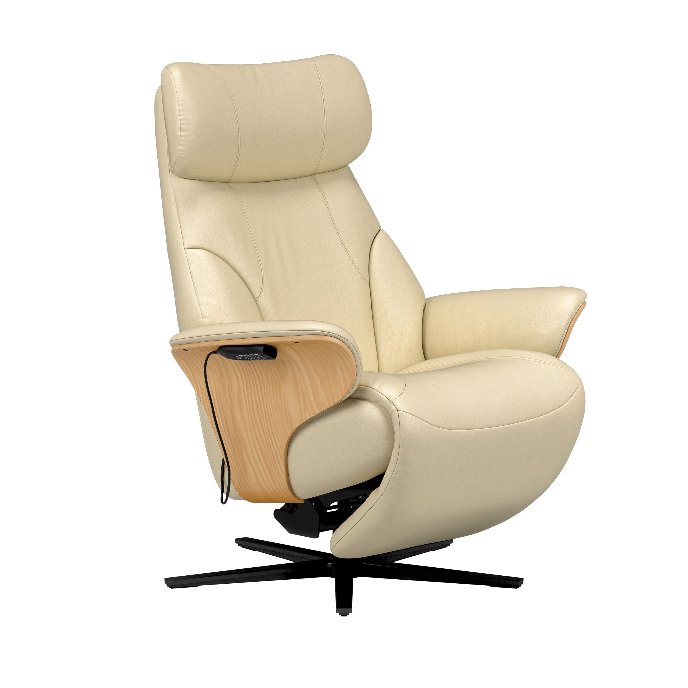Stressless Adam Disc Base Recliner — Paloma Light Grey