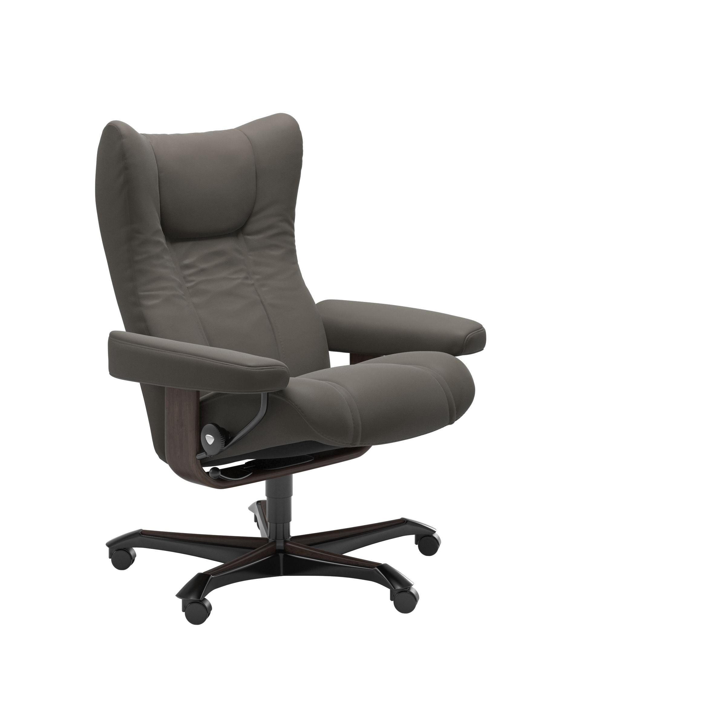 Stressless Wing Home Office Chair — Paloma Metal Grey