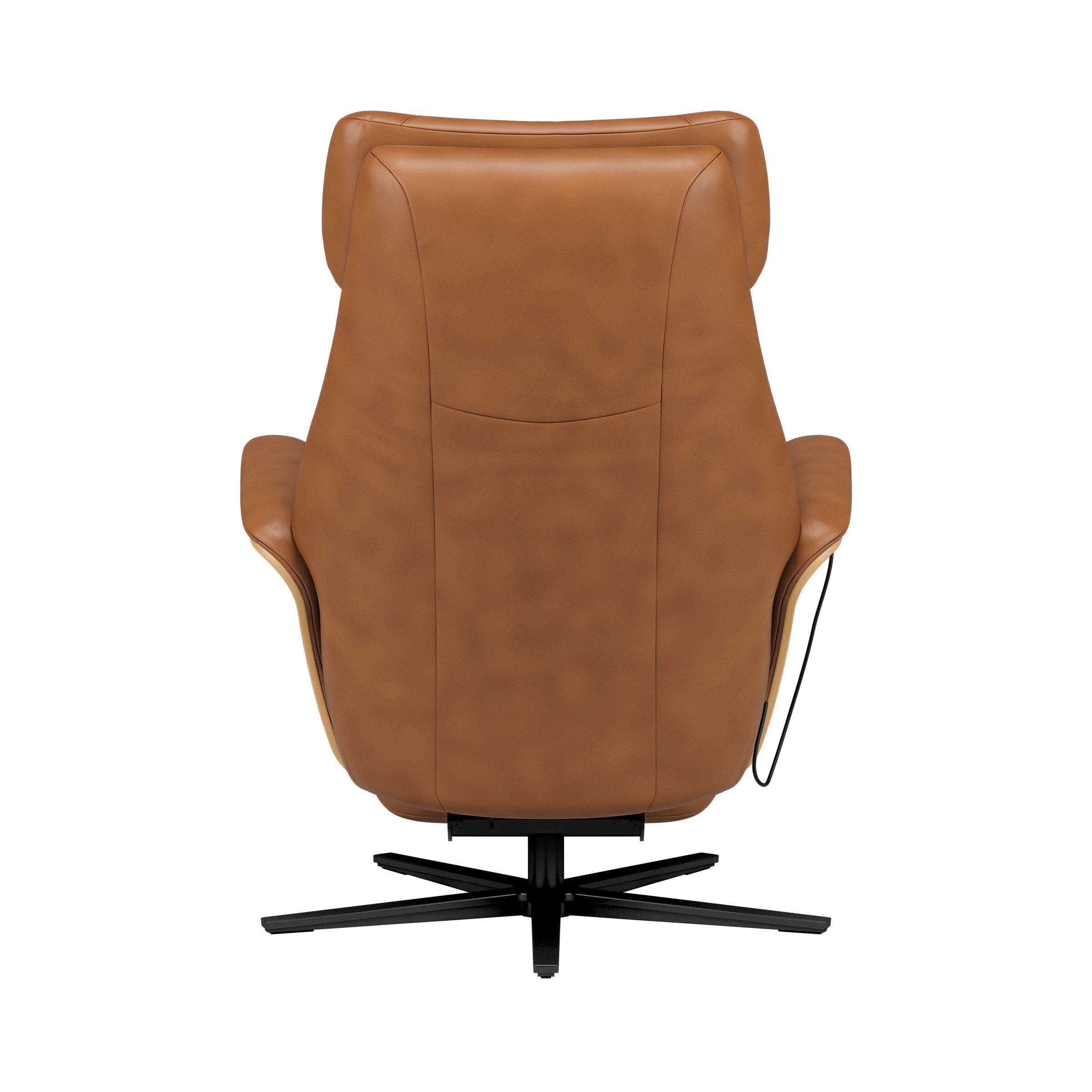 Stressless Adam Disc Base Recliner — Paloma New Cognac