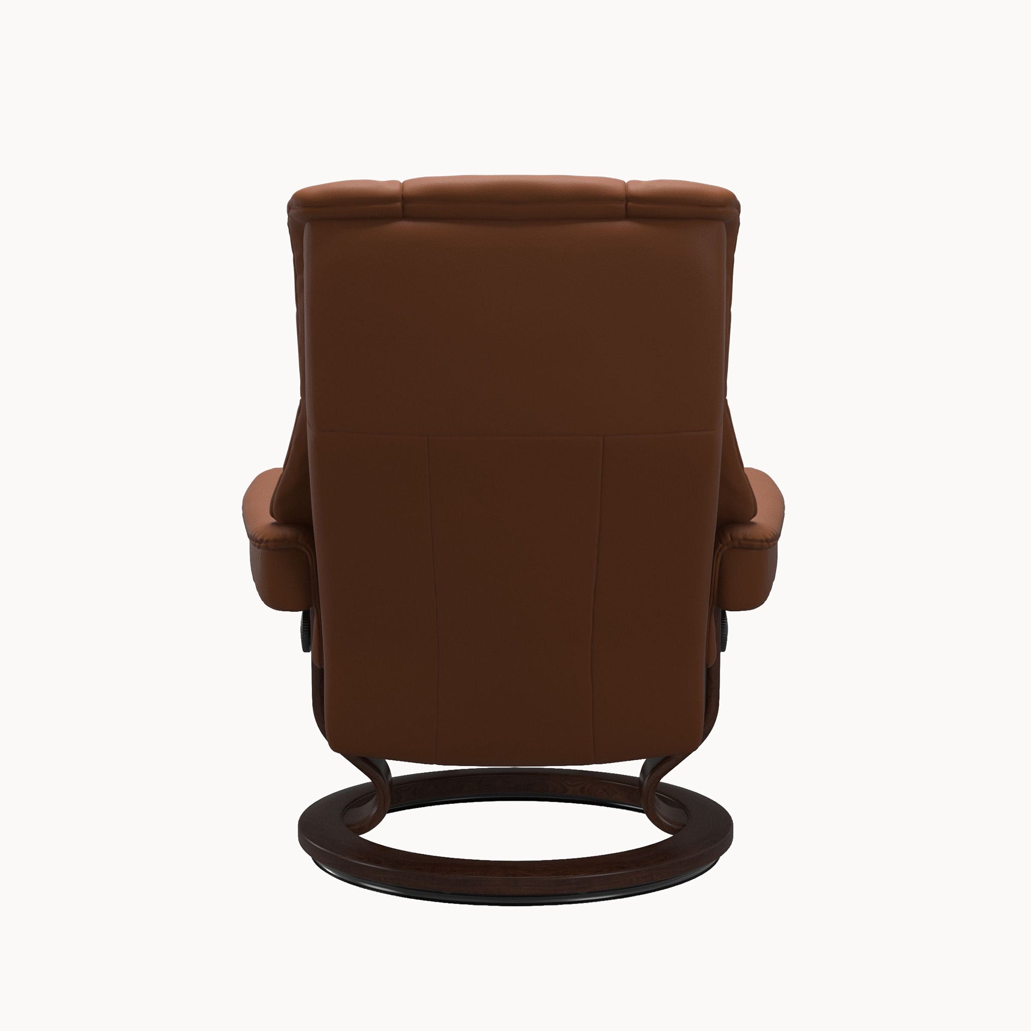 Stressless Mayfair Classic Base Chair & Ottoman - Paloma New Cognac