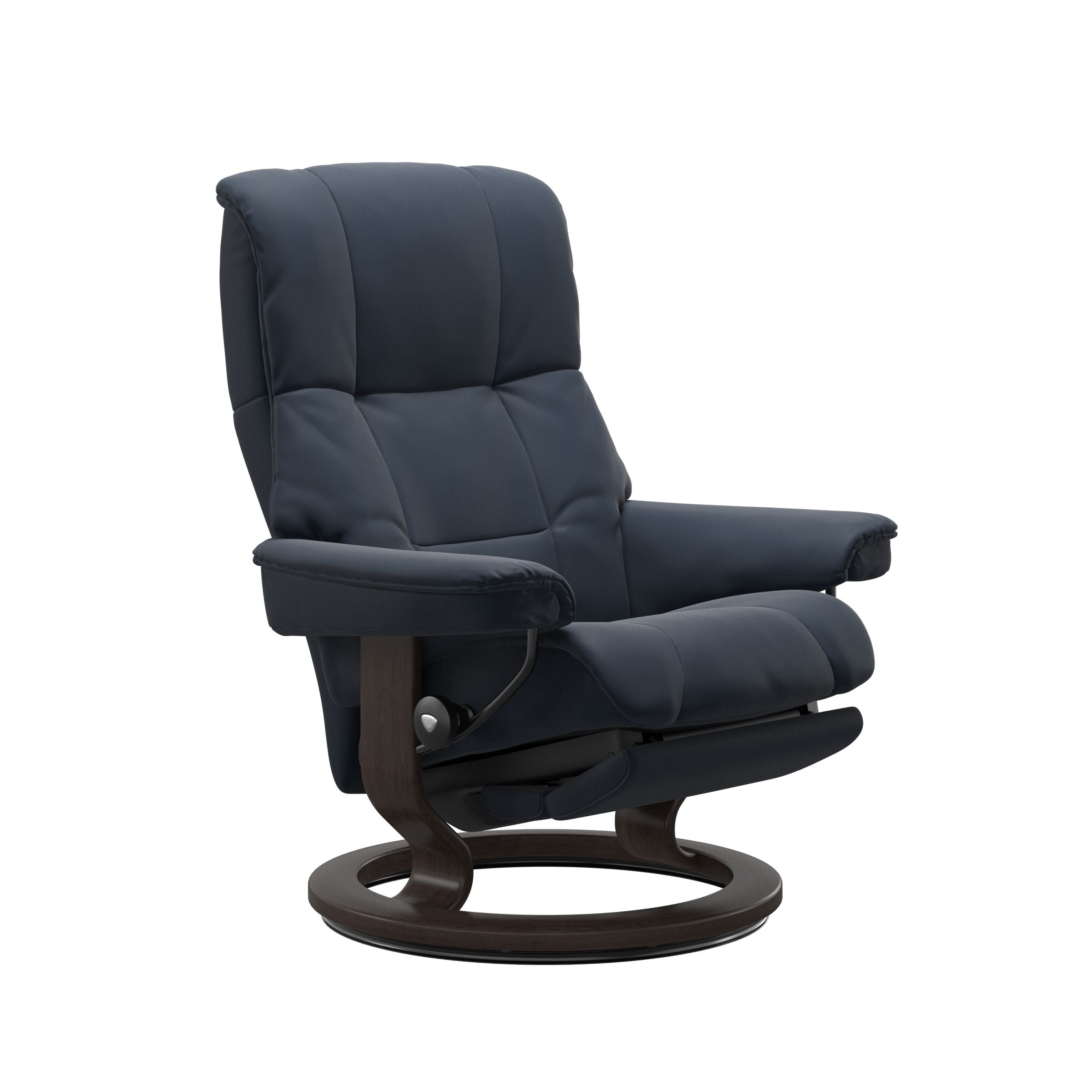 Stressless Mayfair Power Recliner — Paloma Oxford Blue