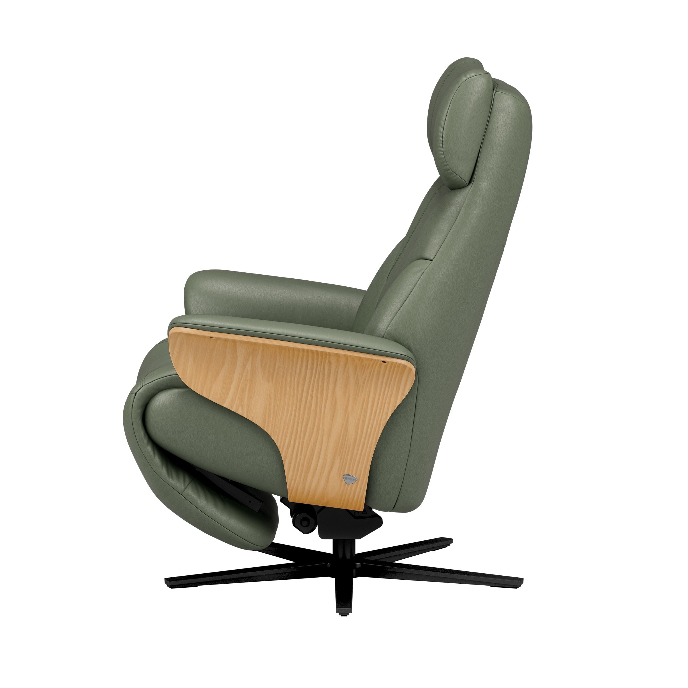 Stressless Adam Disc Base Recliner — Paloma Sage Green