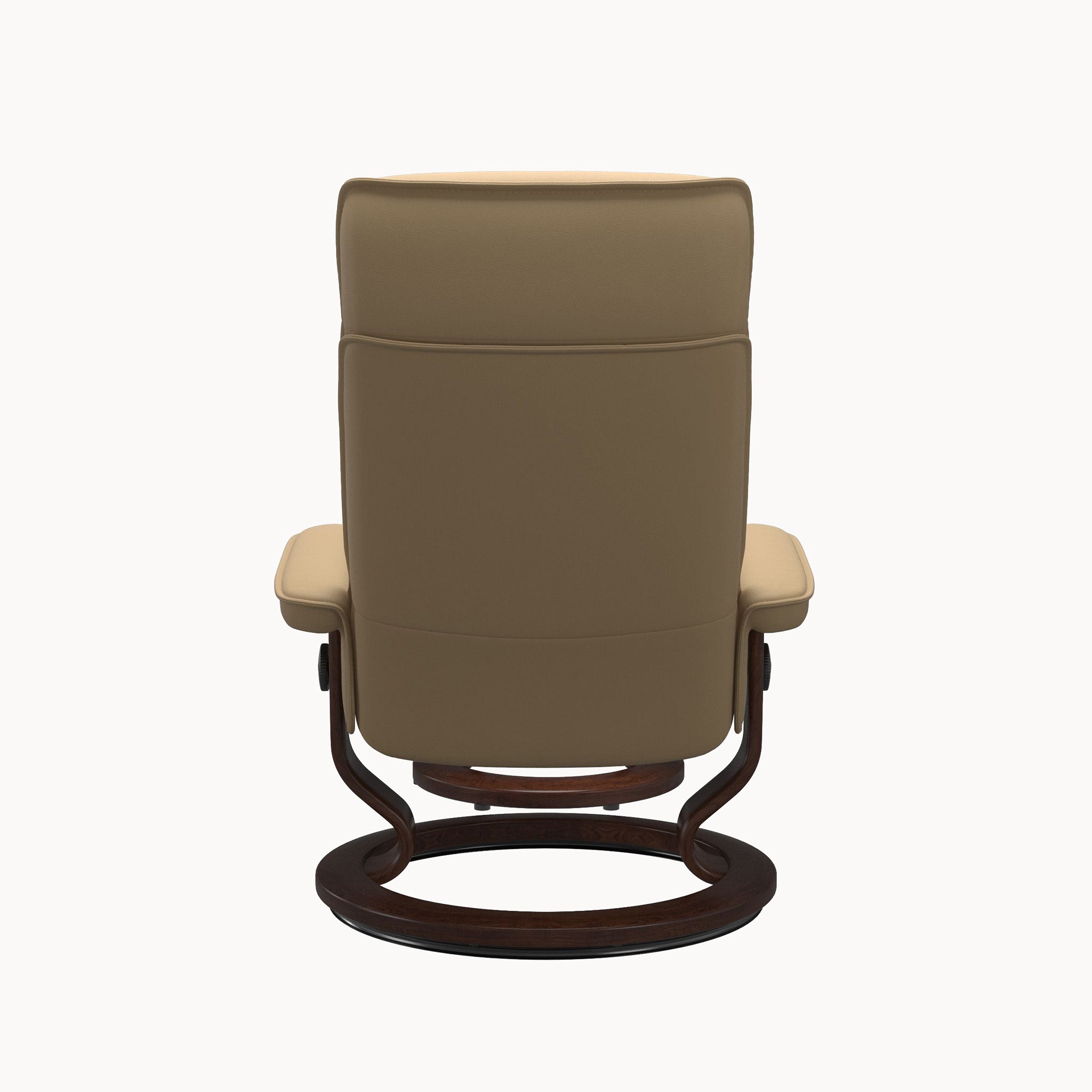 Stressless Admiral Classic Base Chair & Ottoman - Paloma Sand