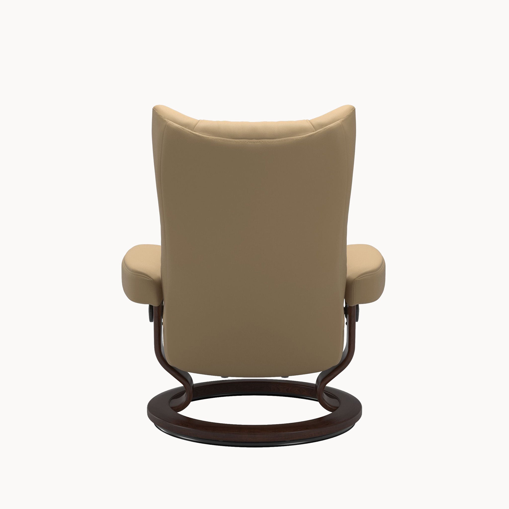 Stressless Wing Classic Base Chair & Ottoman - Paloma Sand