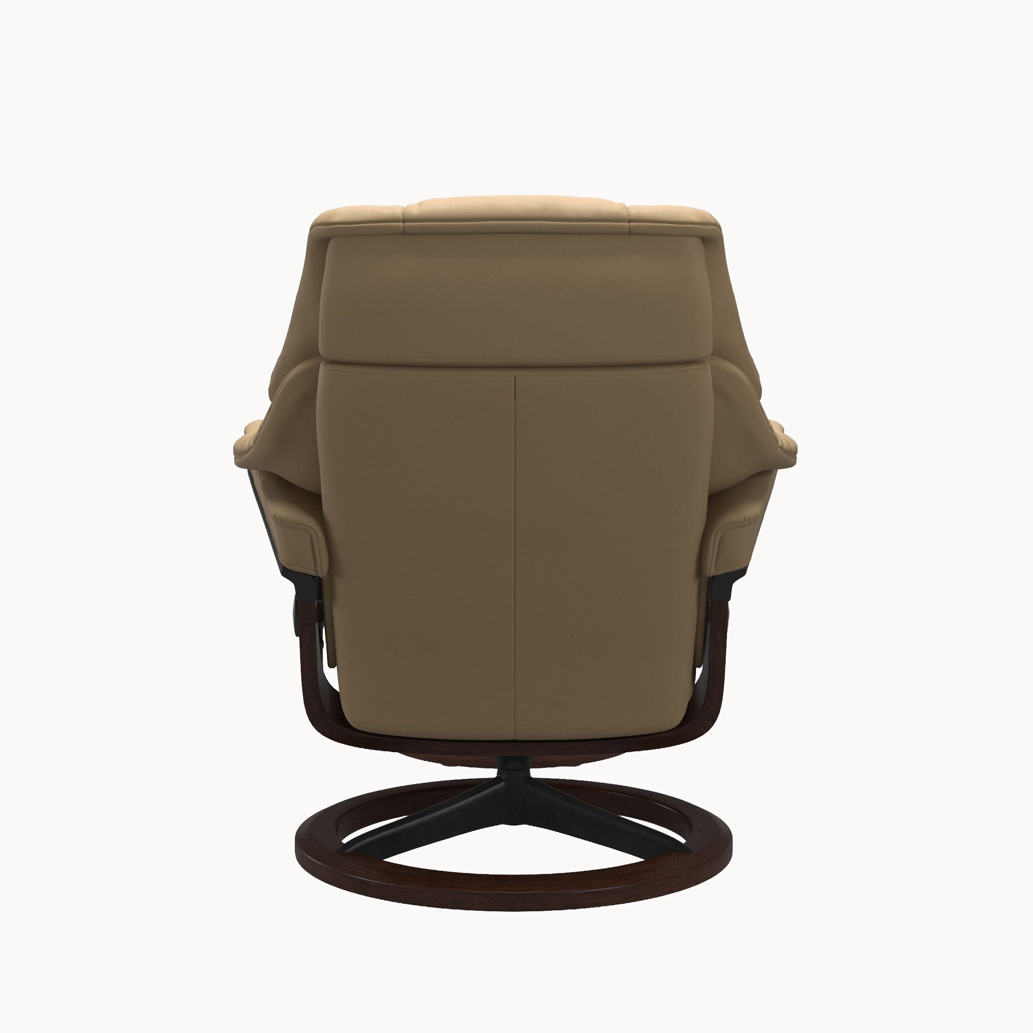 Stressless Reno Signature Base Chair & Ottoman - Paloma Sand