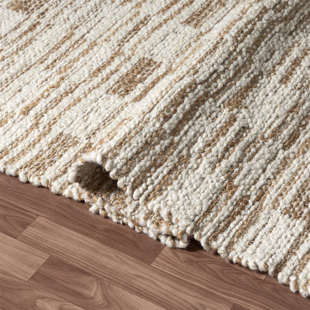 LR Home Pampas Rug — Beige / Ivory