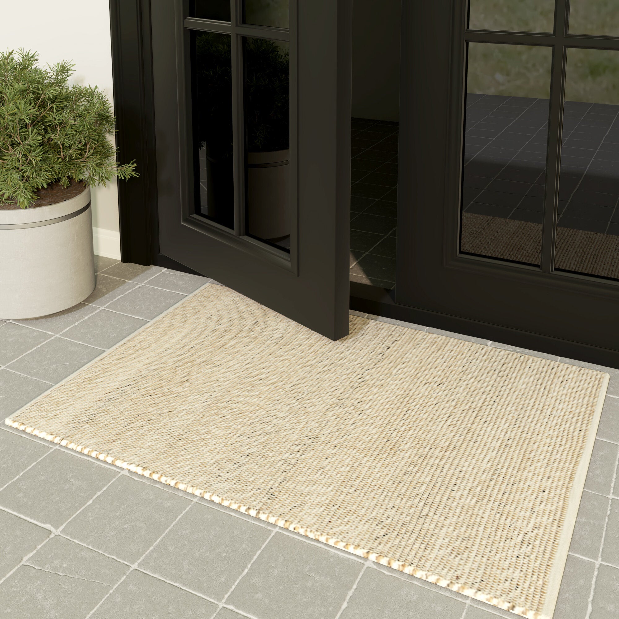 LR Home Solace Rug — Sand/Ivory