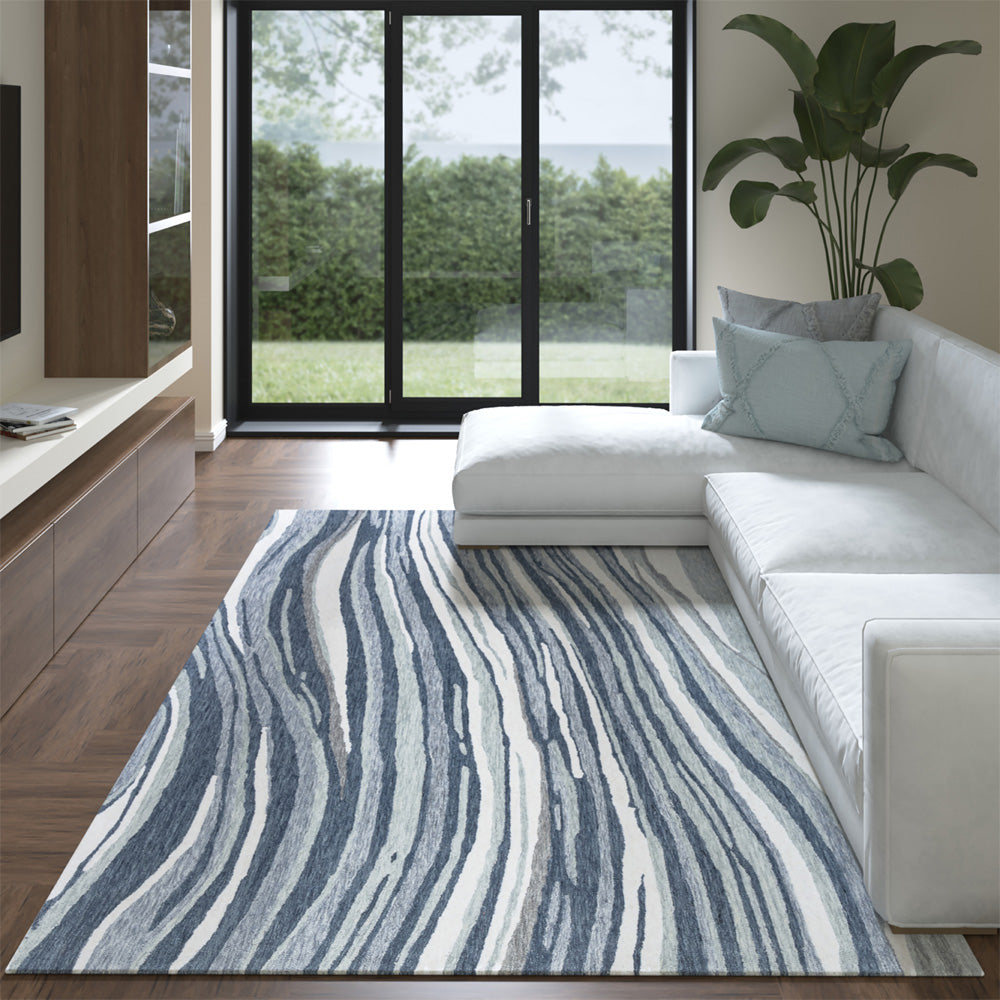 LR Home Tahoe Rug — BLUE/SEAFOAM