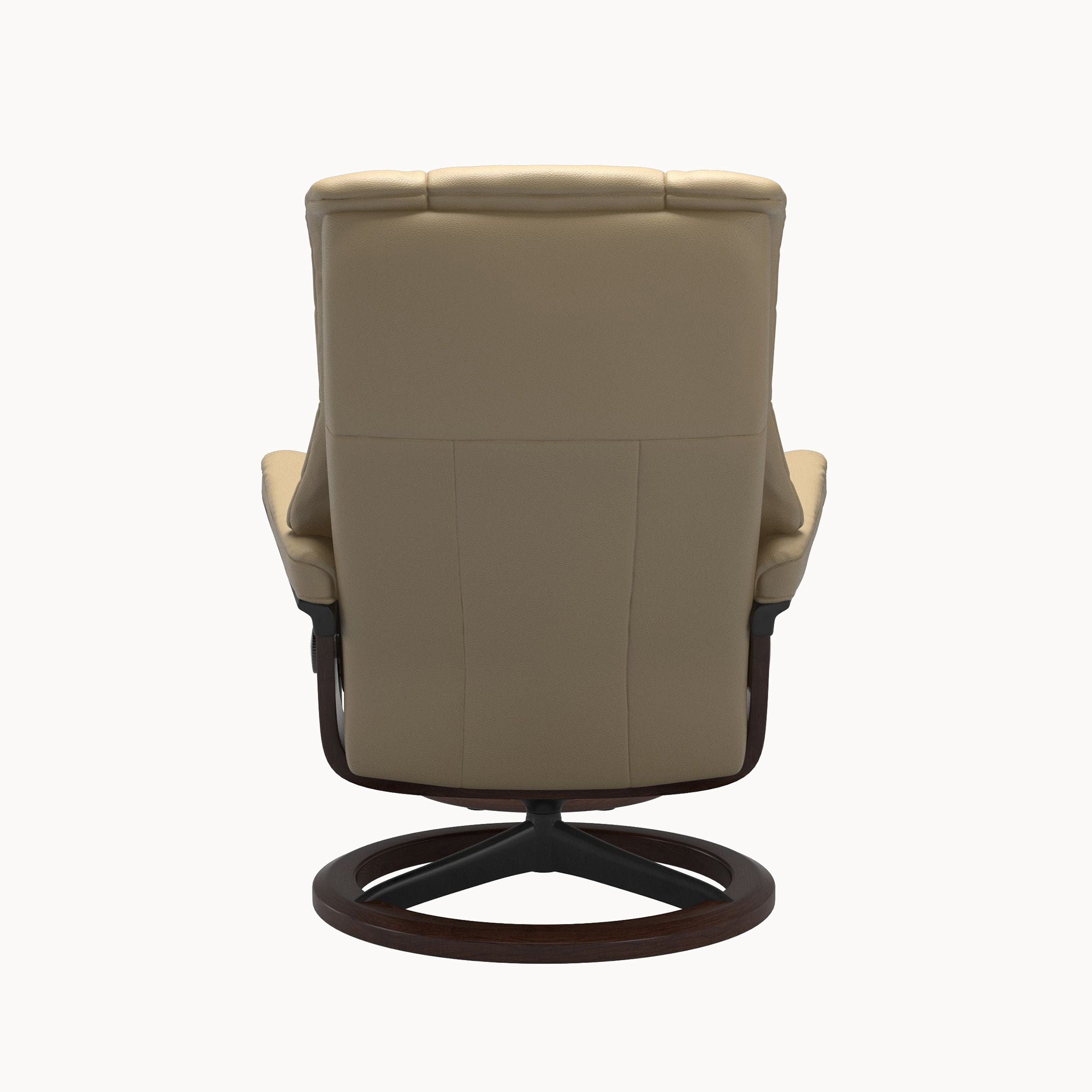 Stressless Mayfair Signature Base Chair & Ottoman - Velaro Beige