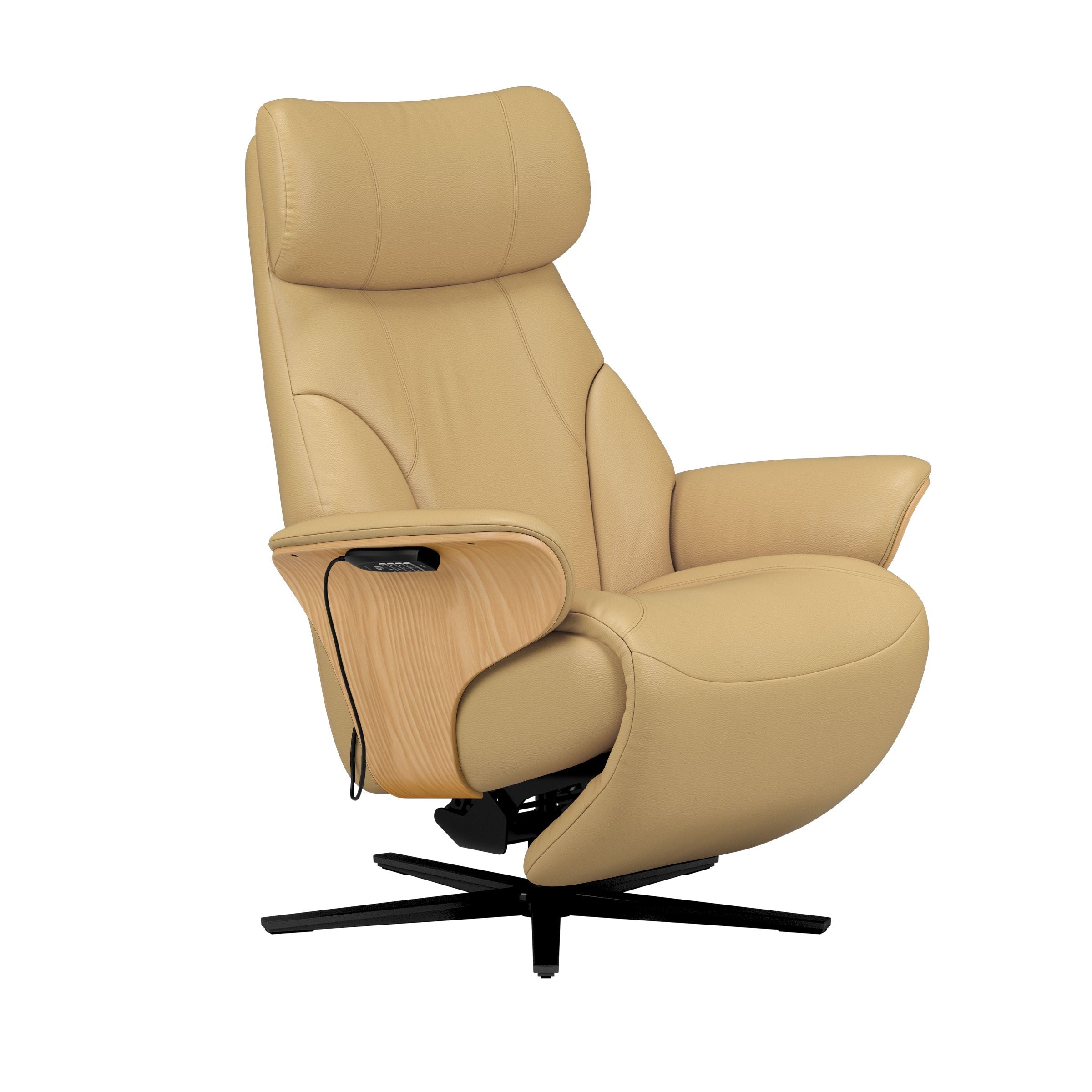 Stressless Adam Disc Base Recliner — Velaro Beige