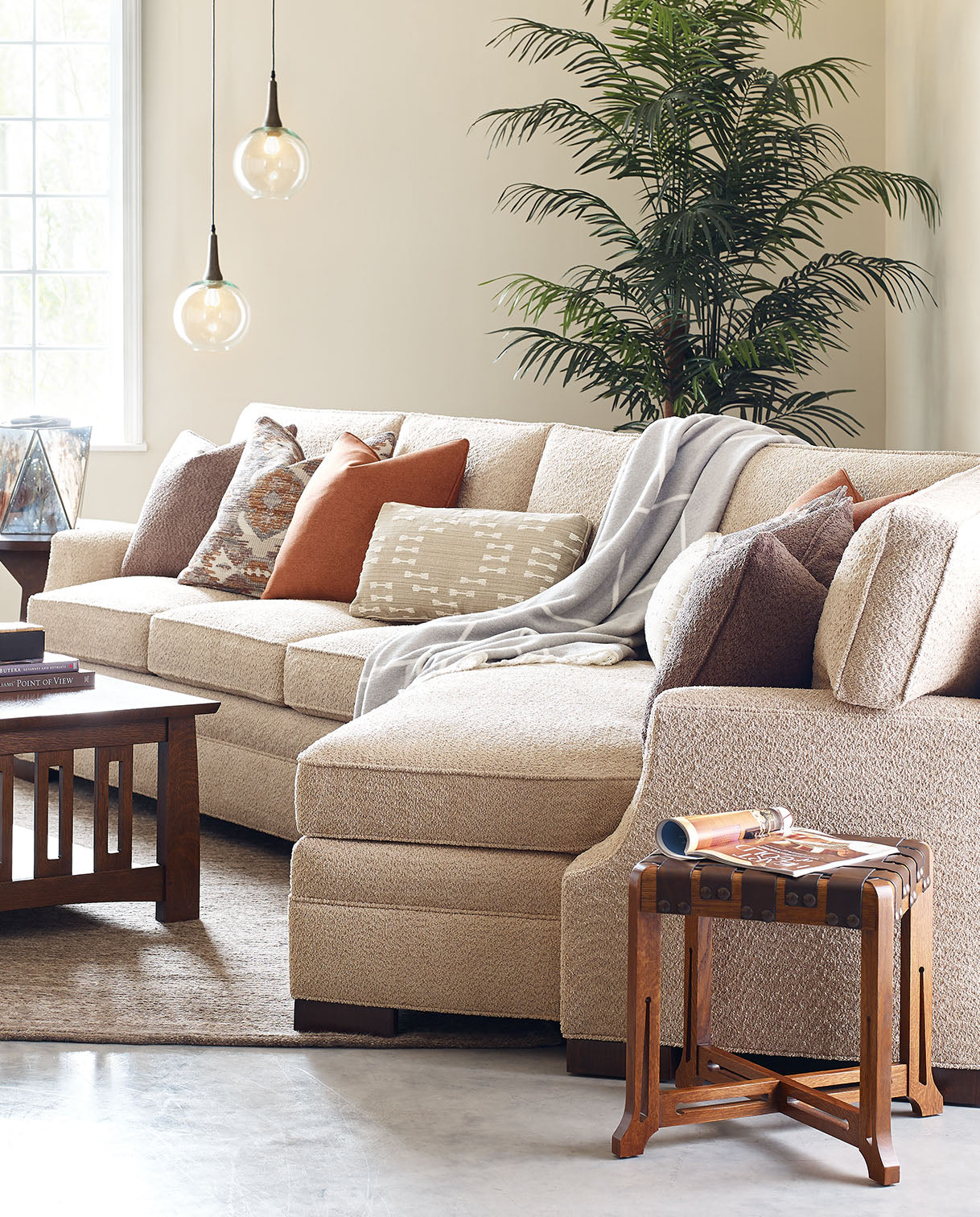 Stickley Selectionals made-to-order sectionals and sofas