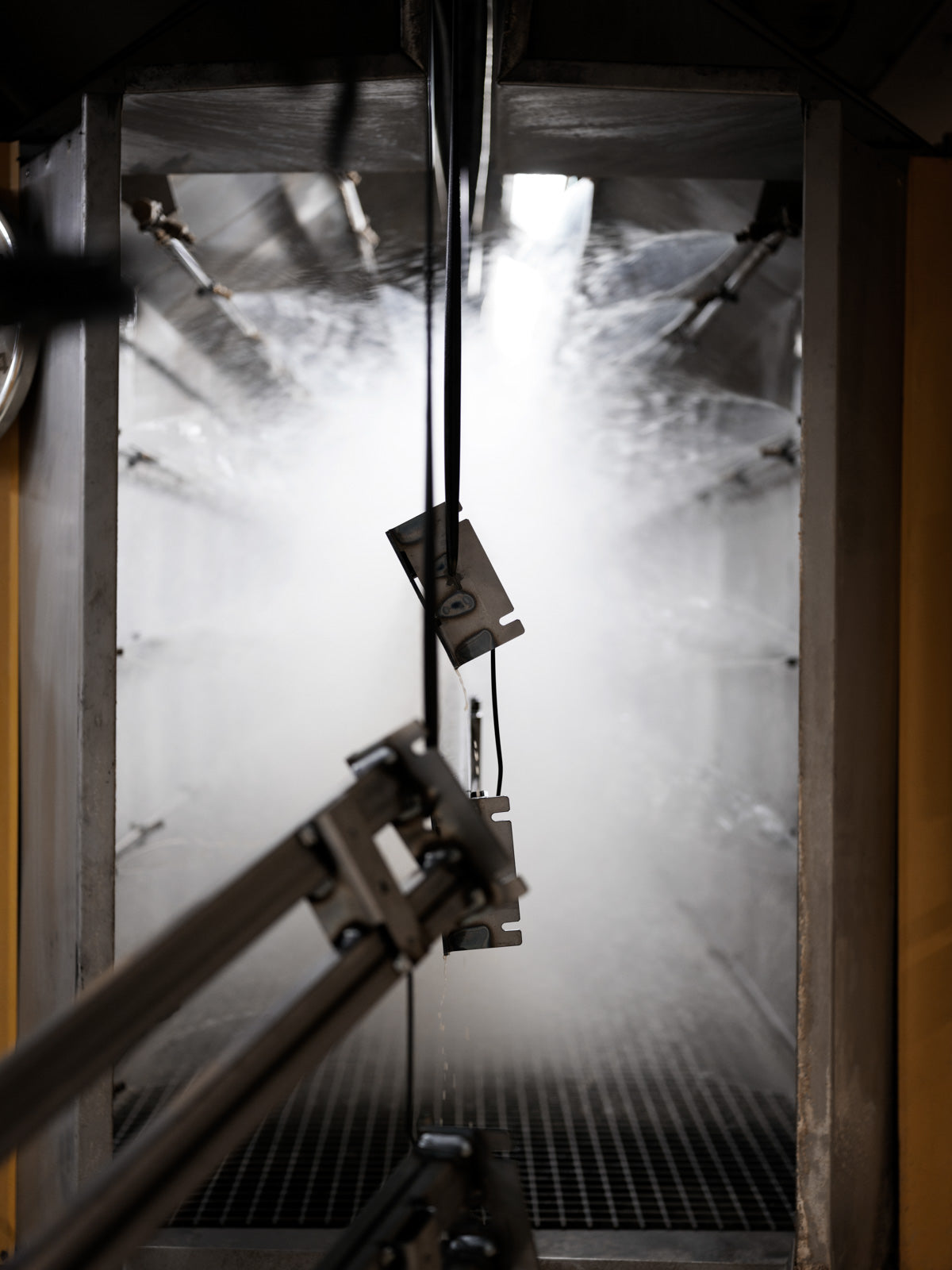 Precision steel components being finished for the Stressless glide mechanism